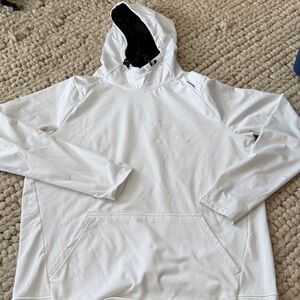 Men’s UNRL White Hooded Sweatshirt hockey XL